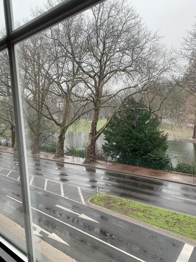 Moebliertes Wohnung Am Geroweiher Moenchengladbach Esterno foto